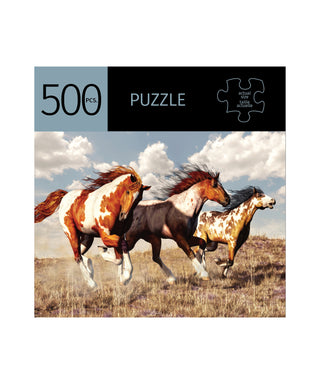 Horses Design Puzzle, 500 Pieces