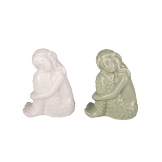 Ceramic Mermaid Salt & Pepper Shaker Set