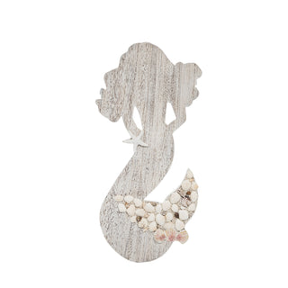 Mermaid Wall Art With Shell Clusters