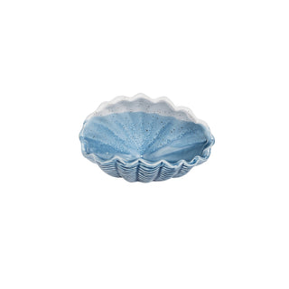 Clam Shell Soap Holder in Blue & Bisque