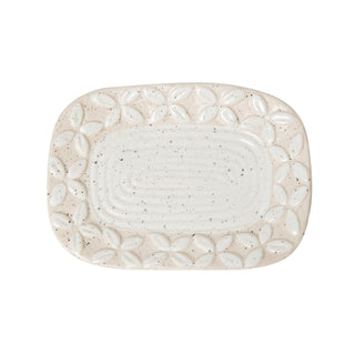 Bungalow Ceramic Soap Dish in White