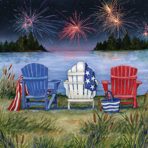 Paper Lunch Napkins 40 Count Adirondack Chairs 4th of July