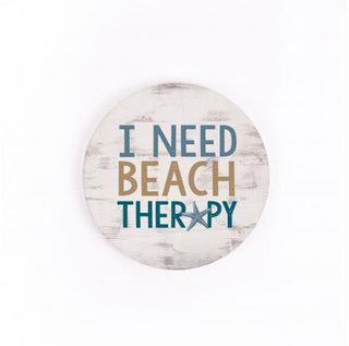 Car Coaster - I Need Beach Therapy