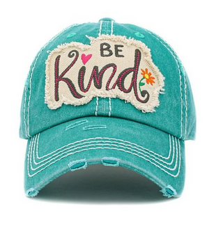 Be Kind Vintage Hat - Blue