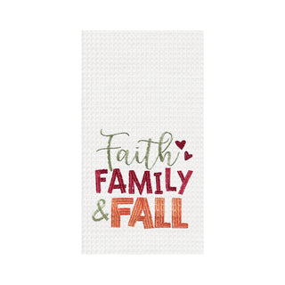 Faith, Family, Fall Towel