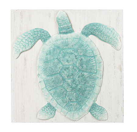 Embossed Sea Turtle Wall Decor – Mermaid Cove