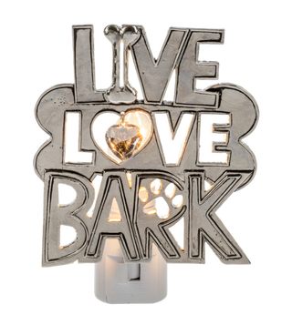"Live, Love, Bark" Night Light