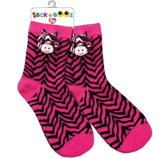 Zoe Zebra Socks