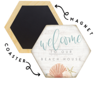 Coaster/Magnet - Welcome to our Beach House