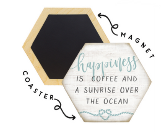 Coaster/Magnet - Happiness Is Coffee