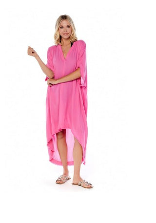 Lavina Caftan Cover-Up - Pink