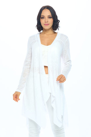Layton Cardigan in White