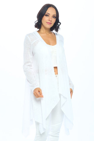 Layton Cardigan in White