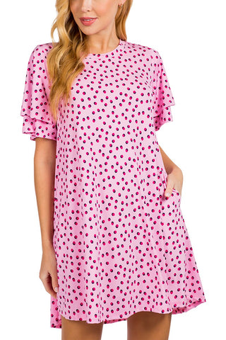 Strawberry Dot Dress