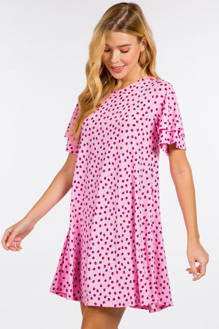 Strawberry Dot Dress