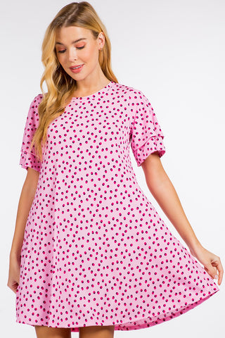 Strawberry Dot Dress