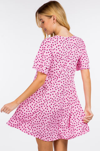 Strawberry Dot Dress