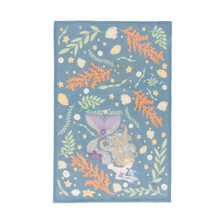 Mermaid Coral Kitchen Towel