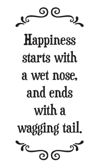 Tea Towel - "Starts With A Wet Nose"