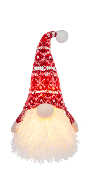 LED Knit Hat Gnomes - 2 Assorted