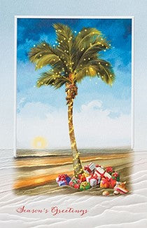 Christmas Palm Boxed Cards Set of 16