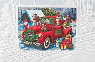 Santa's Express Boxed Card Set of 16