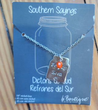 Southern Sayings Peachy Keen Necklace