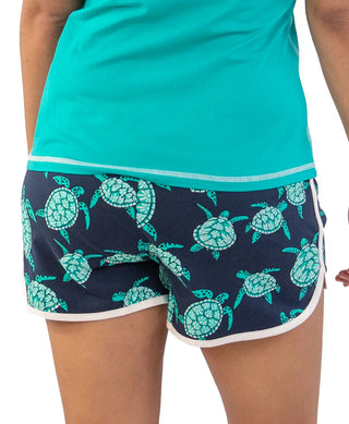 Turtley Awesome Women's PJ Shorts
