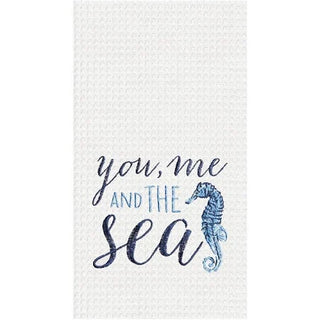 You, Me & The Sea Flour Sack Towel
