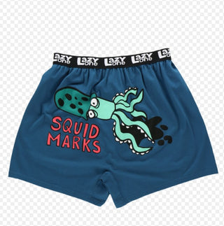 Squid Marks Men's Funny Boxer