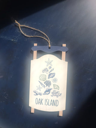 Seashell Tree Oak Island Ornament